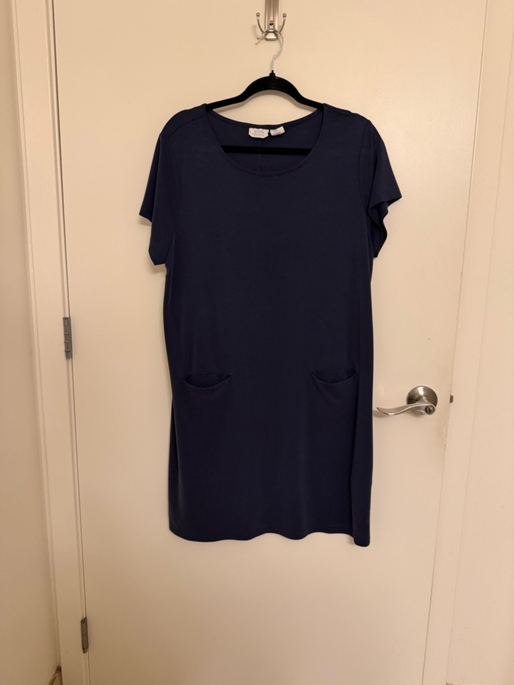 Sigrid Olsen Dark Navy Crewneck Dress